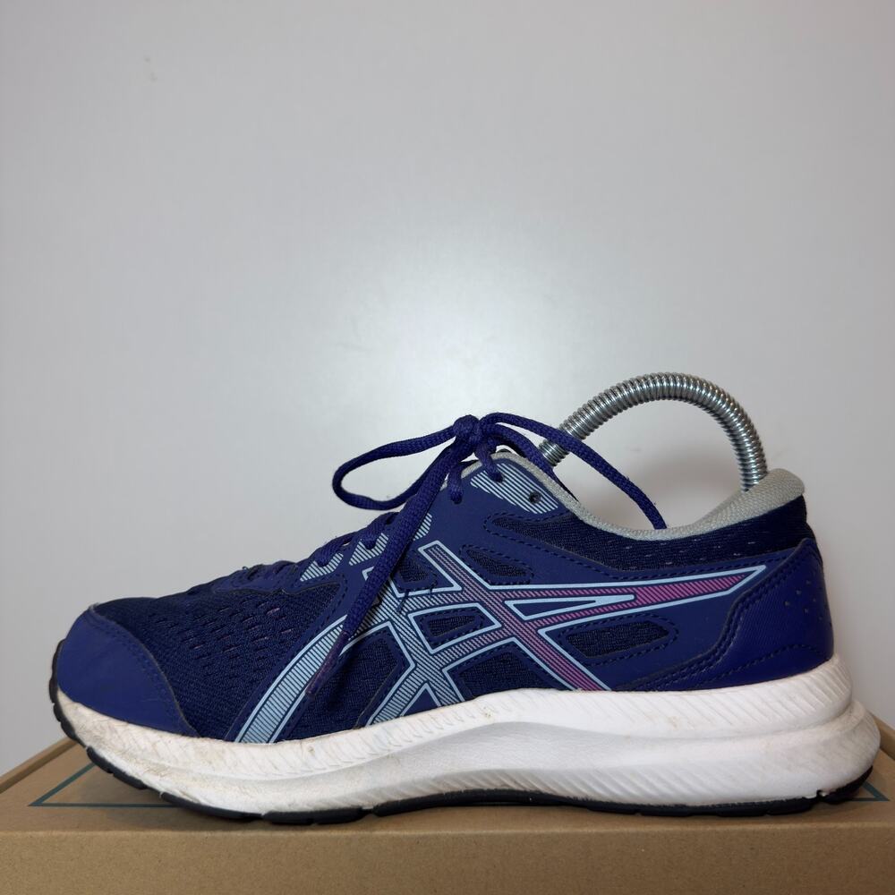 ASICS Gel Contend 8 Womens Size 8 Dive Blue Soft Sky Running Shoes Sneakers